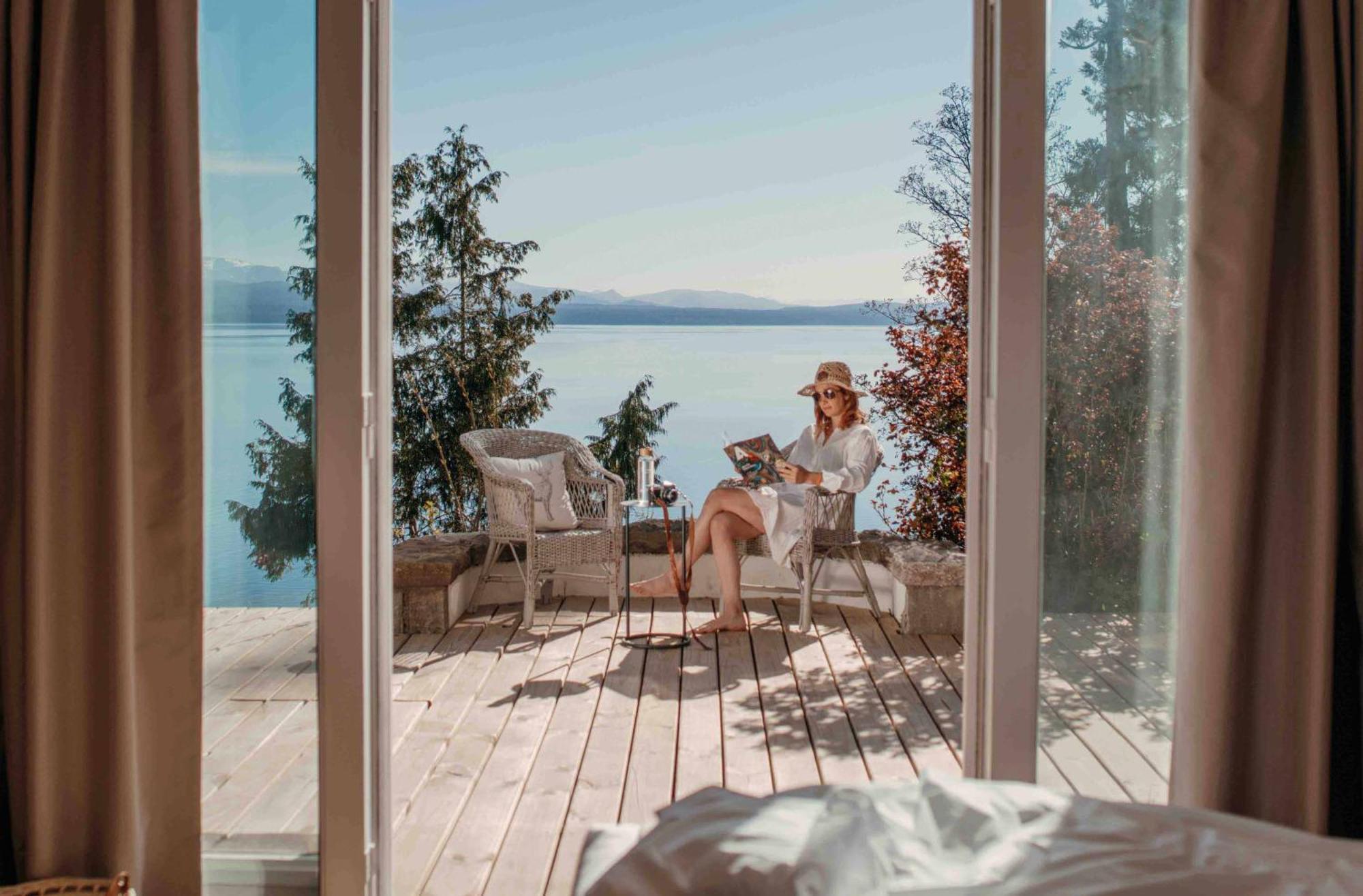 ホテル La Cascada Casa Patagonica By Don サンカルロスデバリローチェ エクステリア 写真